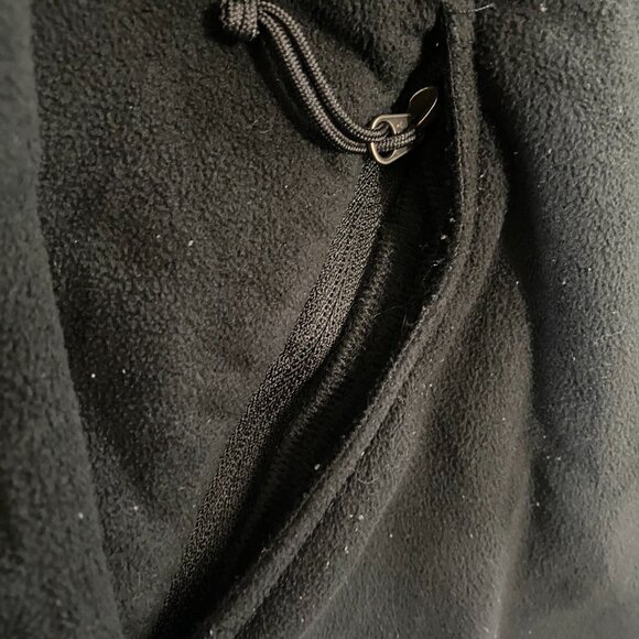 The North Face Fleece Jacket Fuzzy Sherpa Lined Women's Small Black Full Zip - Picture 6 of 10